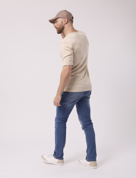 T-shirt tejida verde