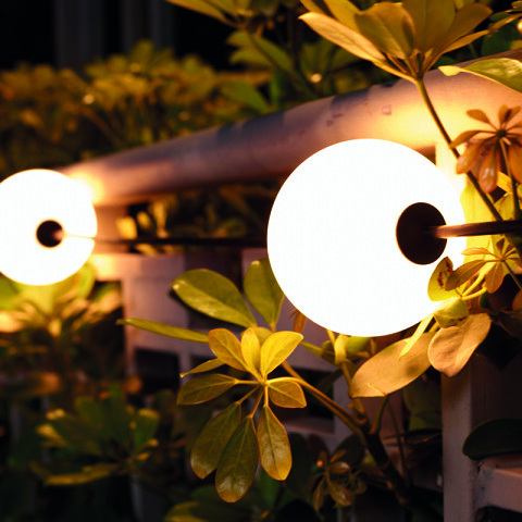 Guirnalda IP67 7,5m c/10 esferas LED cálidas 800Lm IX3800