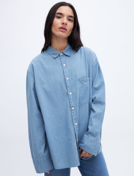 Camisa Meg Light Blue