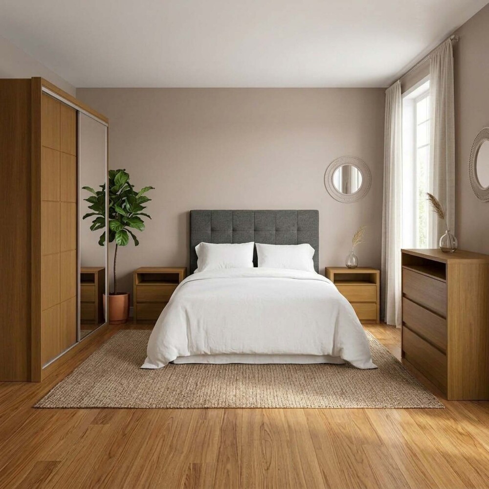 PLACARD + COMODA + MESA DE LUZ SOUTH