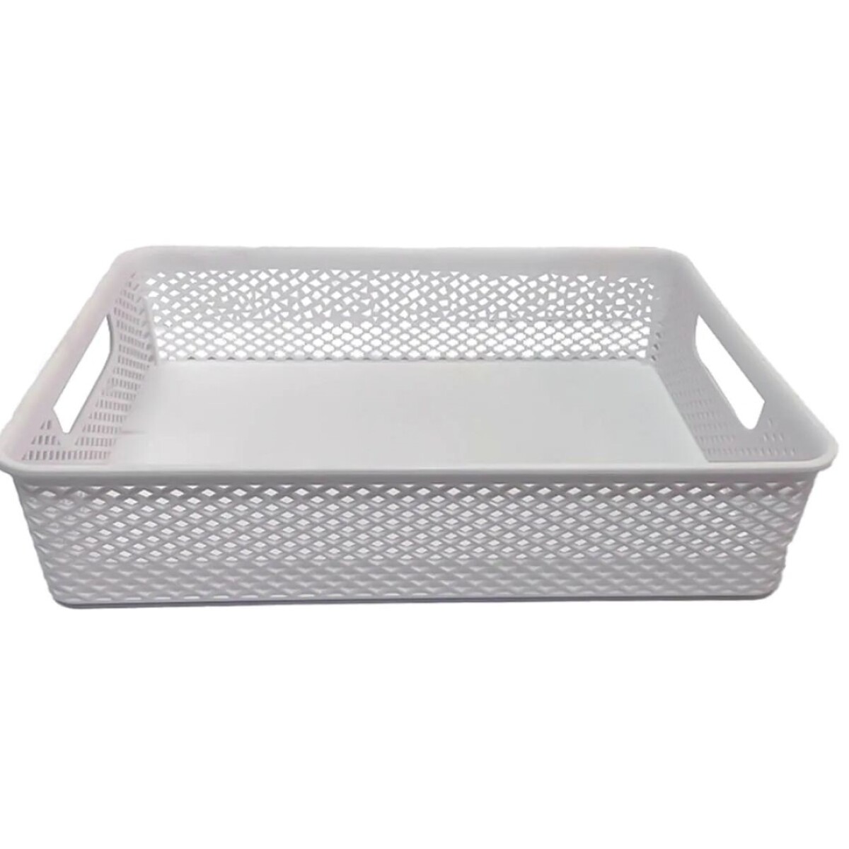 CANASTO ORGANIZADOR LINEA BLANCO 30 CM - Sin color 
