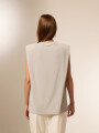 Remera Micaeli Plateado