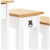 Conjunto Set De Mesas Pedestal Madera Maciza Linea Mexicana Conjunto Set De Mesas Pedestal Madera Maciza Linea Mexicana