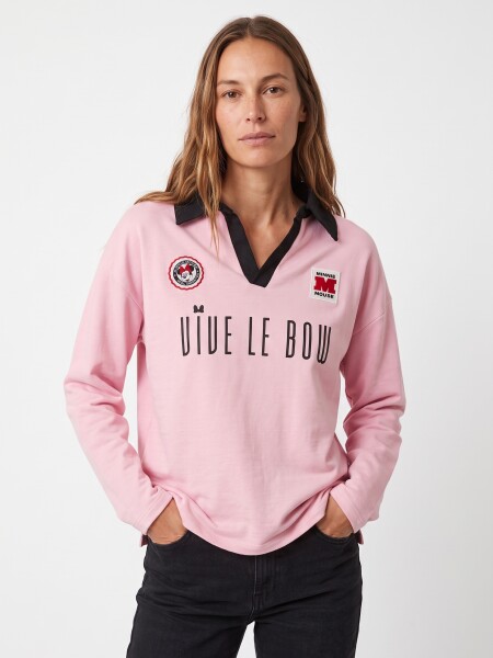 BUZO POLO SPORTY MINNIE ROSADO