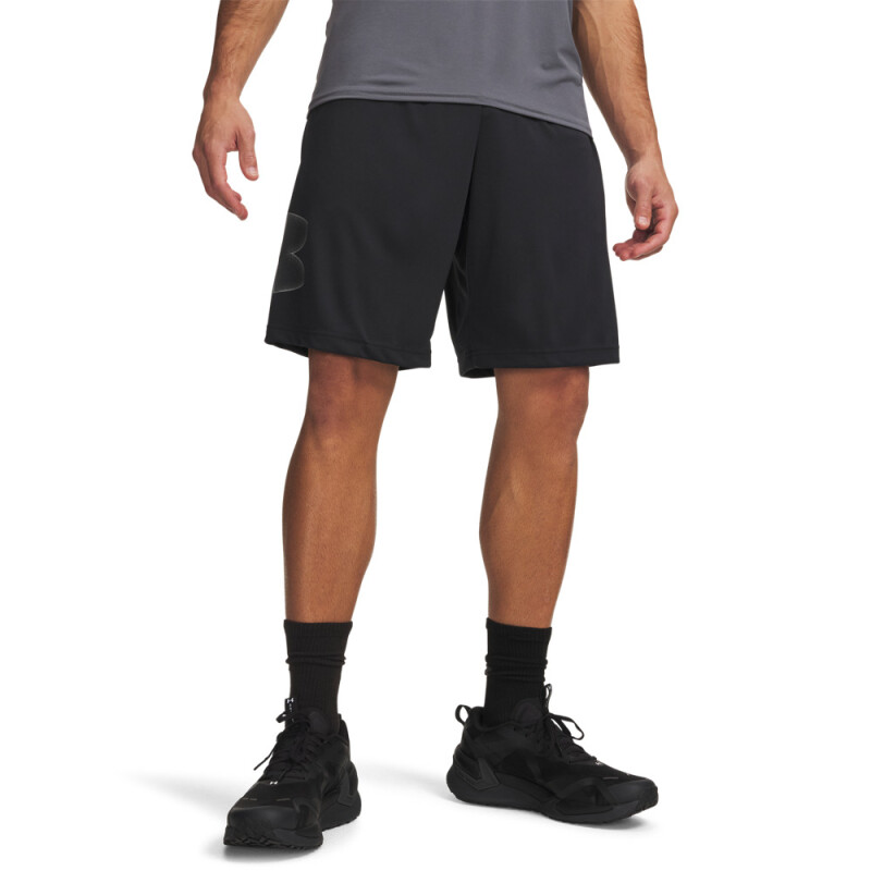 UA TECH GRAPHIC SHORT-RED BLK-001