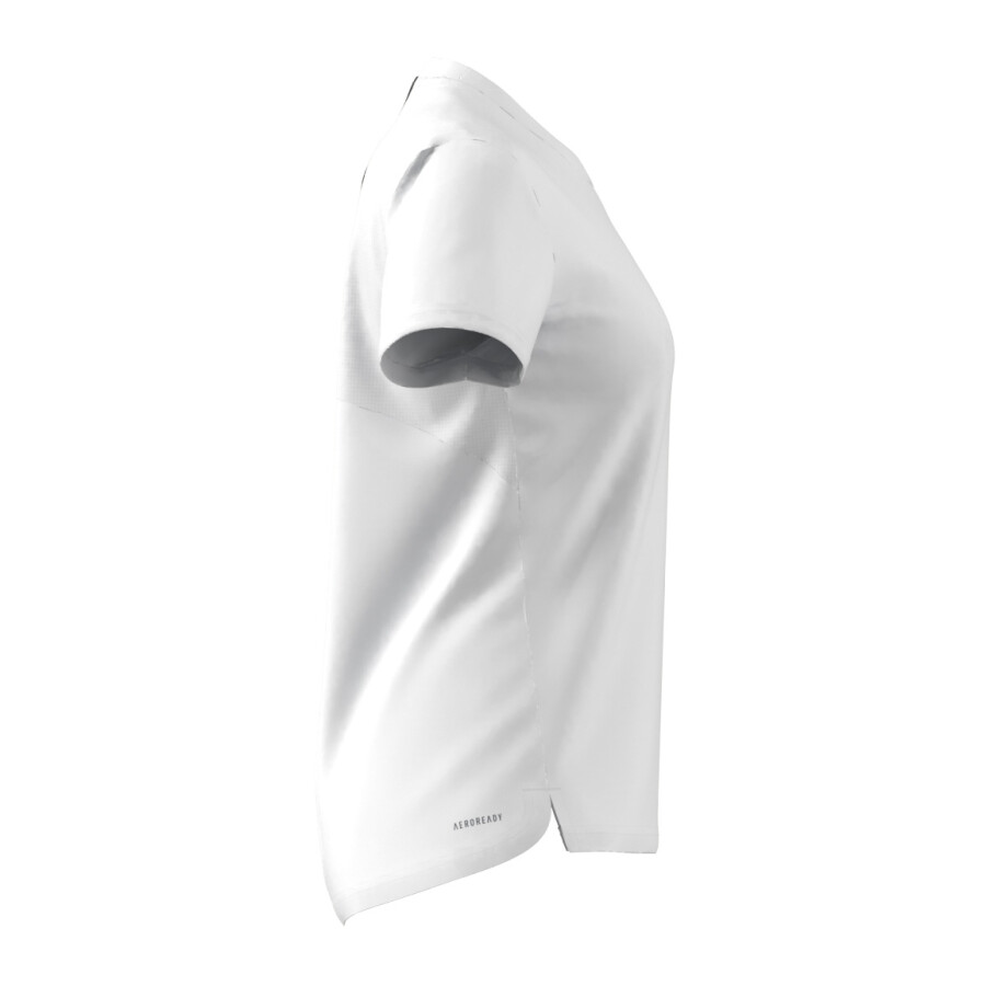 Remera de Mujer Adidas Aero Ready Blanco - Negro