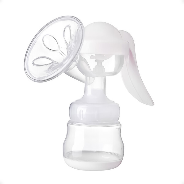 Extractor De Leche Manual Portátil Sacaleche Ordeñadora Bebe Blanco