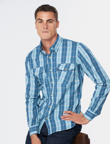CAMISA DE VIYELA A CUADROS Verde
