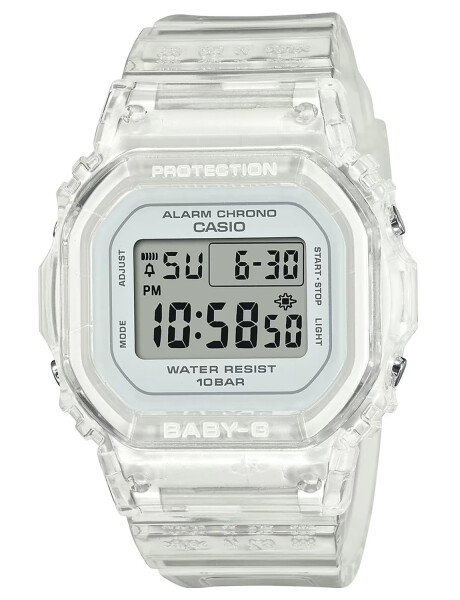 Reloj Digital Multifunción Casio Baby-G BGD-565S Super Resistente Transparente