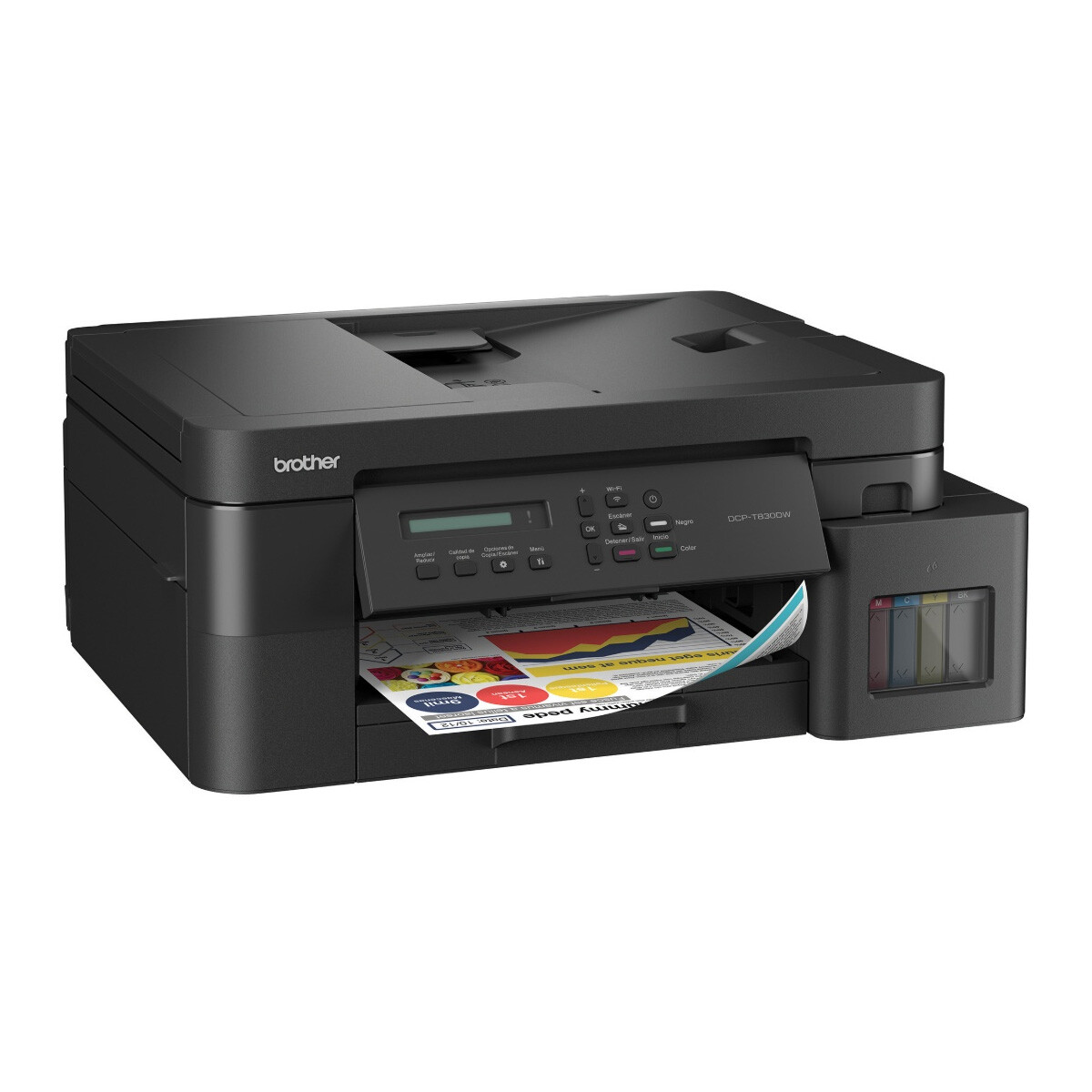 Impresora Multifunción Brother DCP-T830DW InkBenefit Tank 