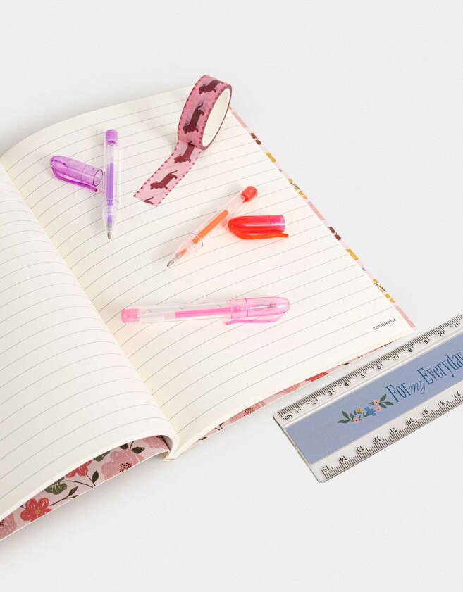 Librería Sets PVC Set De Librería Con Cuaderno A5 En Pouch - Combinacion Multicolor