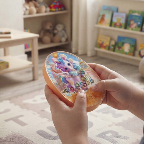 Juego de Agua con Aros Manual Unicornio Colores Surtidos U