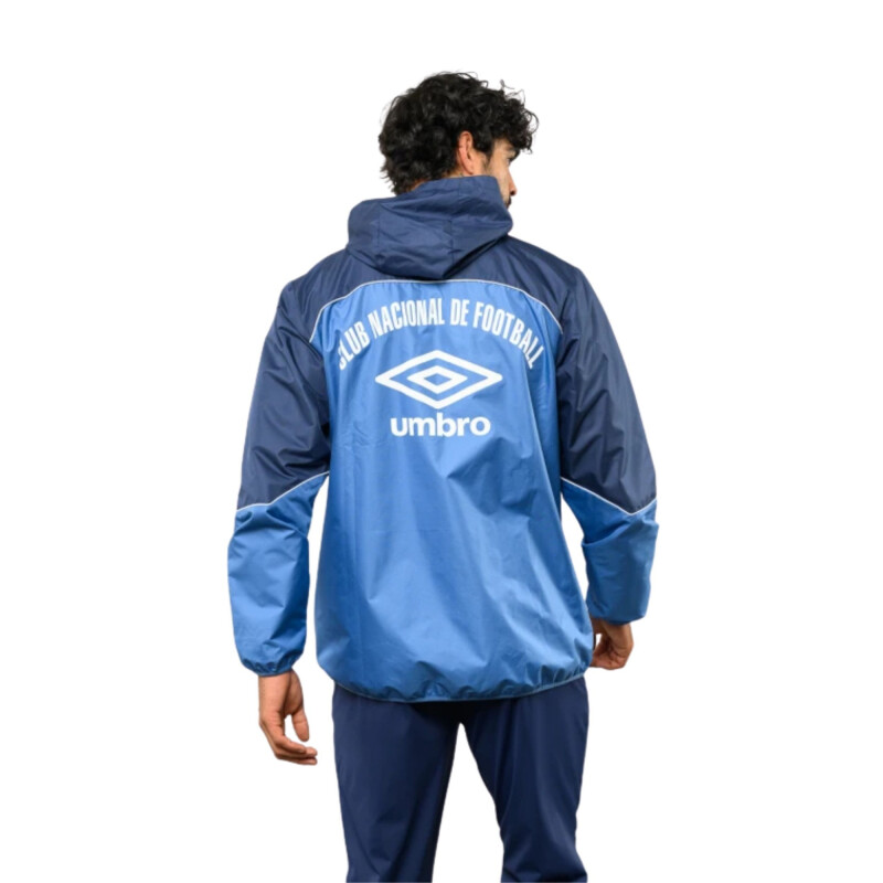 Campera De Lluvia Umbro Drift Hombre NU143107 Azul Petroleo
