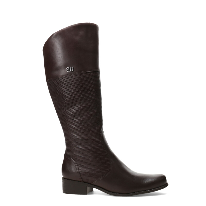 Botas de Mujer Bottero Caña Alta de Cuero Marrón