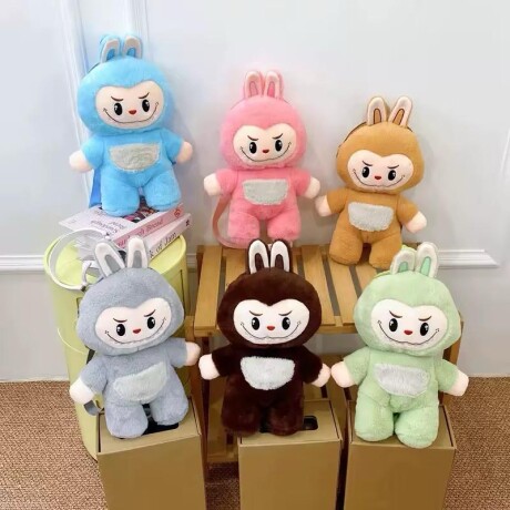 Mochila Peluche Labubu LB-8 42CM BEIGE