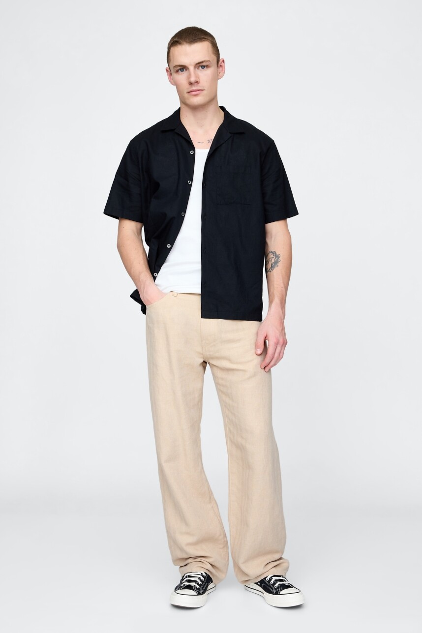 Pantalón De Lino Hombre Bedrock 291