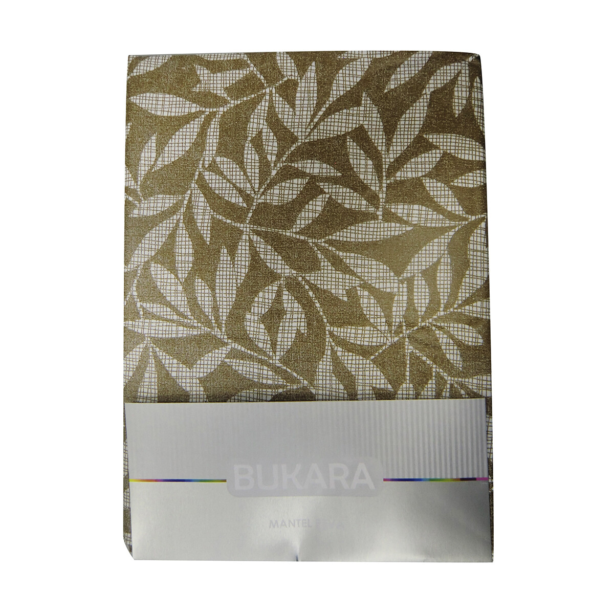 Mantel Bukara Peva Redondo 160 cm - HOJAS BEIGE 