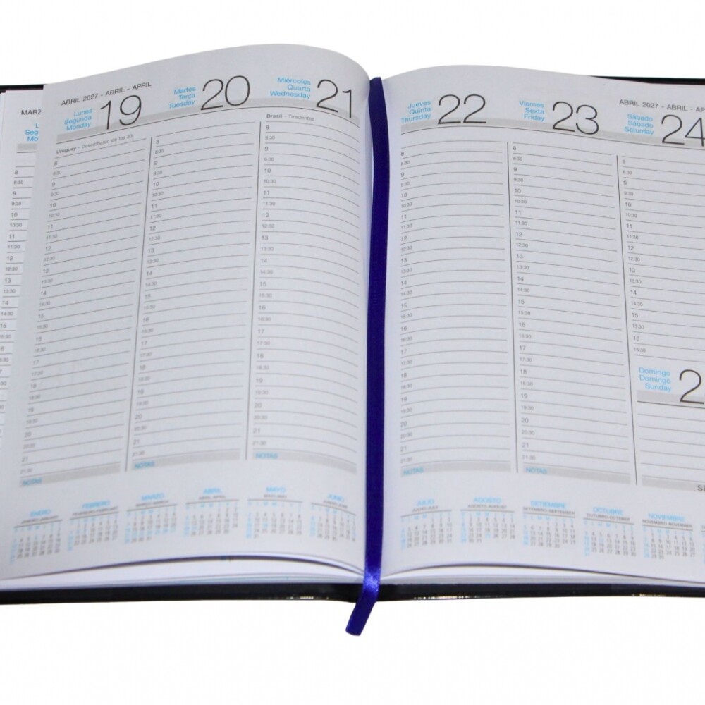 AGENDA ABEZETA 200 CLASICA DEL AÑO TAPA FUNDA COLOR AMARILLO