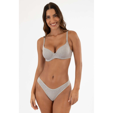 Soutien preformado push up sacks every day Gris melange
