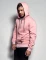 Campera lisa de felpa Caspian Rosado