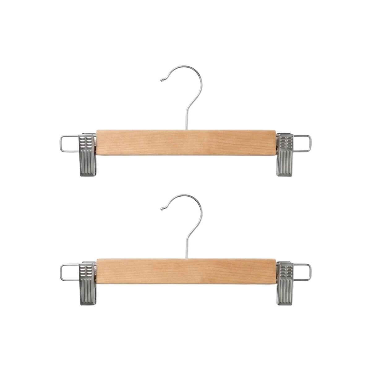 PERCHA MADERA C/PINZA 2PZAS 