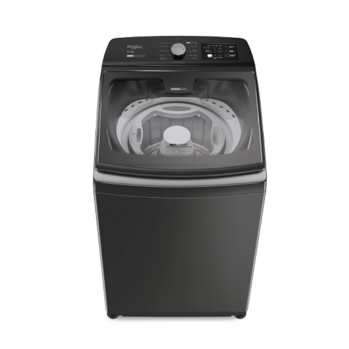 Lavarropas Whirlpool Dual Wash 18Kg Carga Superior Titanium 