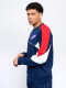 BUZO CREW Nacional Hombre Azul Marino, Blanco, Rojo