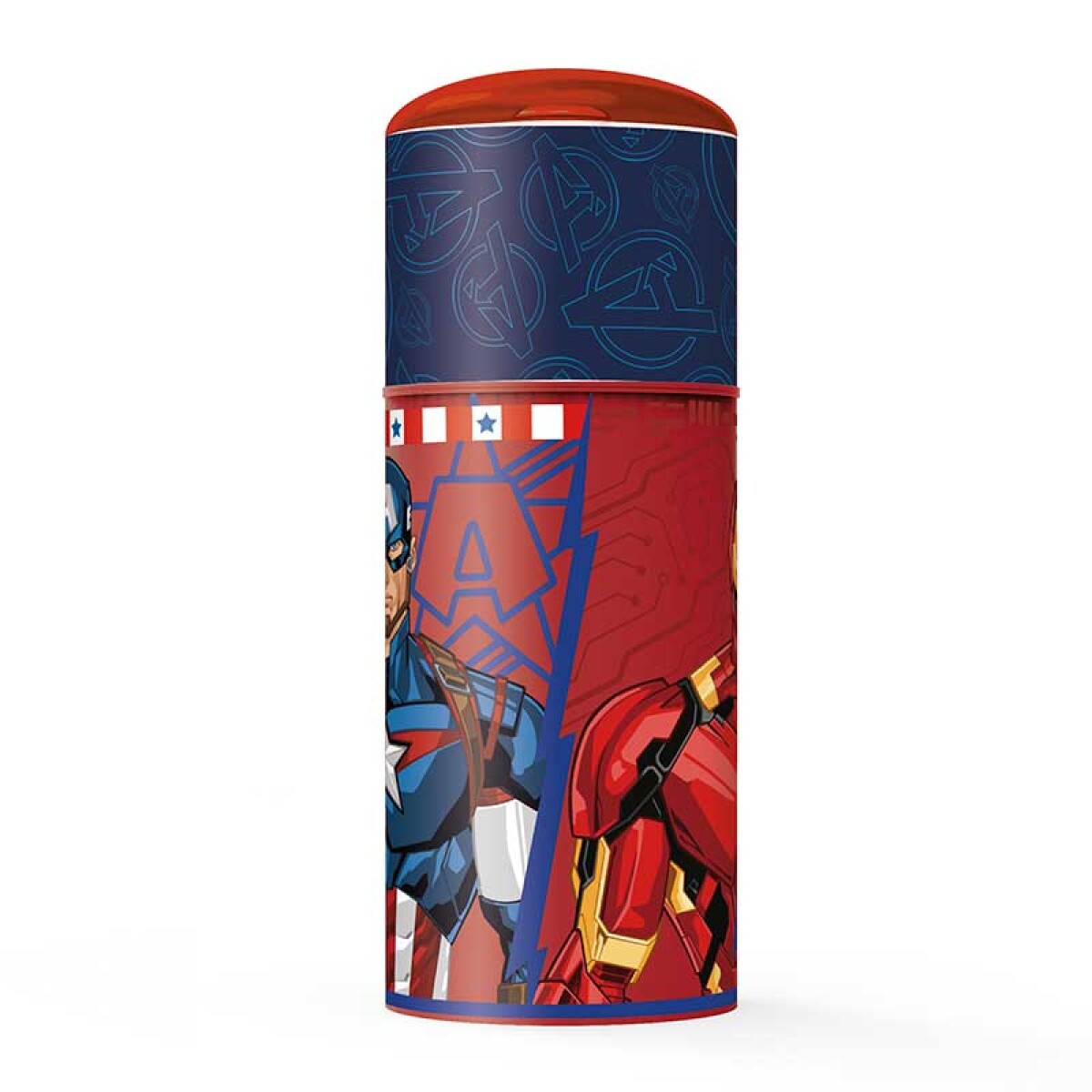 Botella con sorbito y Protector 350 ml - Capitán América 