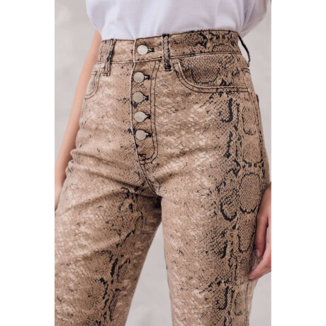 Jean Botones Snake Multi