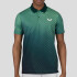Geo Print Polo - Hombre Hunter Green