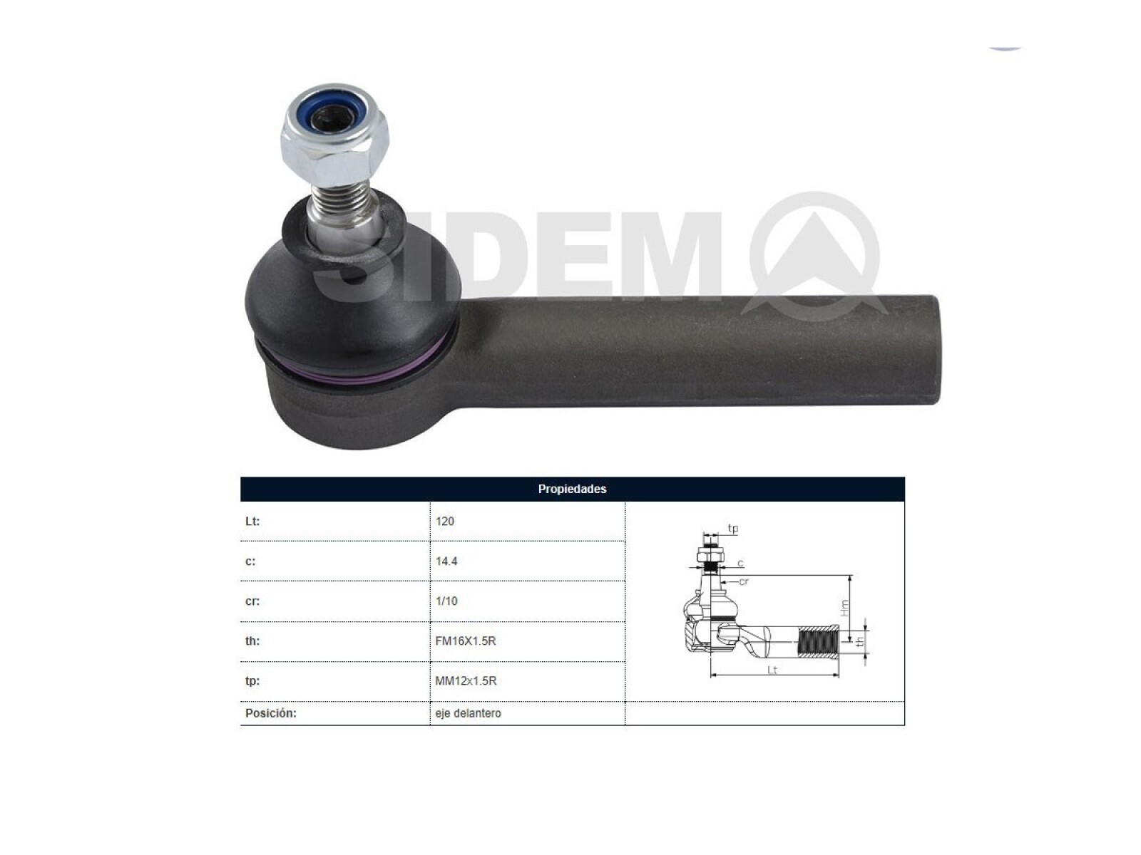 Puntero Fiat Ducato, Peug Boxer 87-05 Der/Izq 
