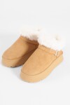 Bota corderito camel