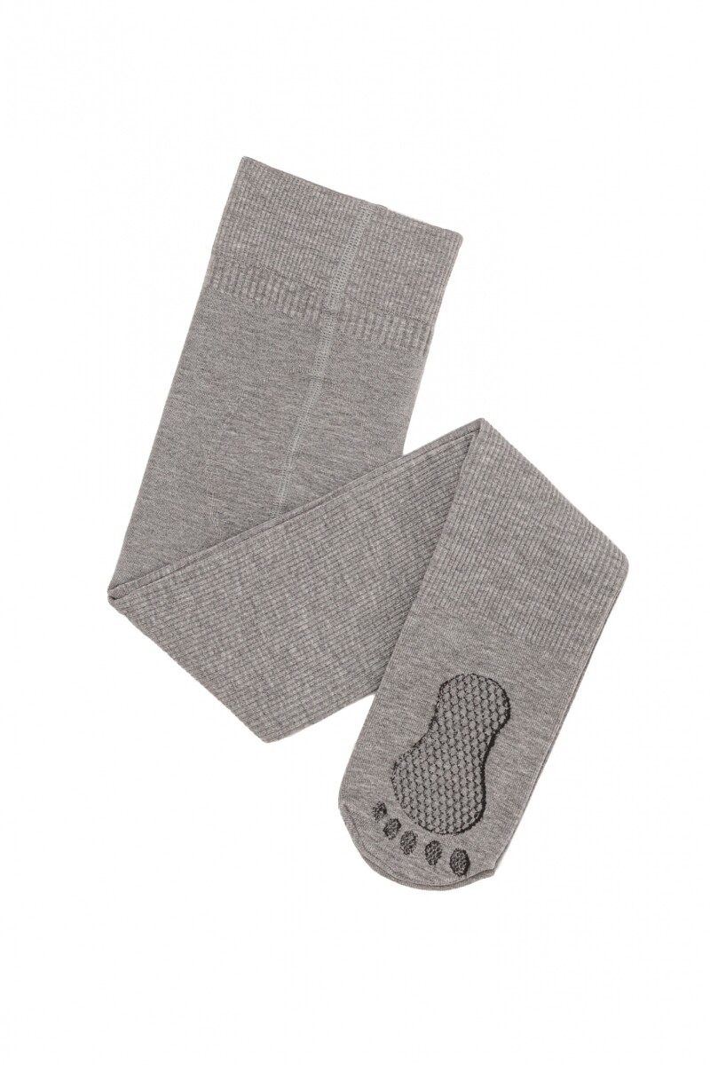 Media Infantil de Algodón - Gris Oscuro 