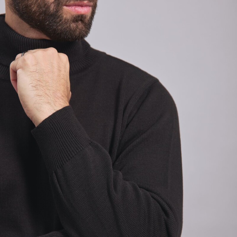 POLERA ROMA NEGRO