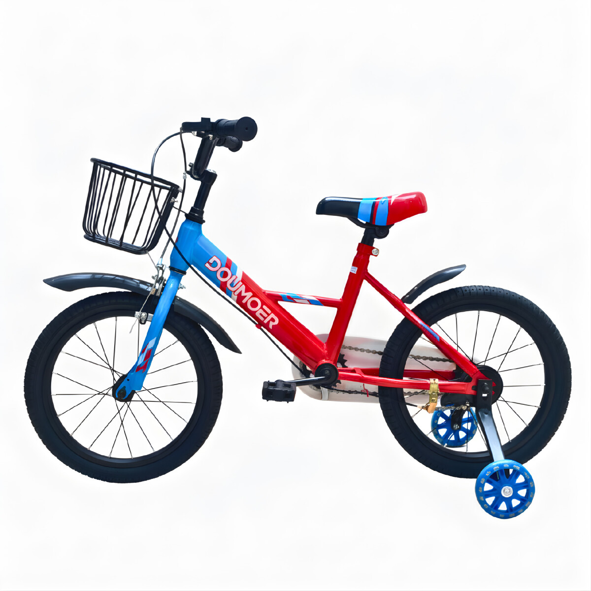 Bicicleta Infantil Doumoer R16 Canasto Parrilla Guardabarros - Rojo 1 