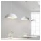 Lampara Colgante Moderna Nordica Daly Bosco Blanco