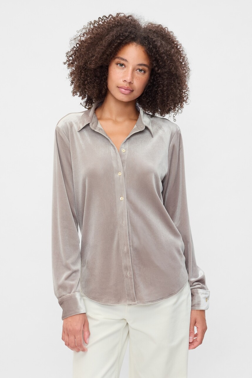 Camisa Terciopelo Mujer Quail