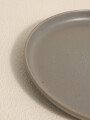 Plato Postre Dark Grey Color Unico
