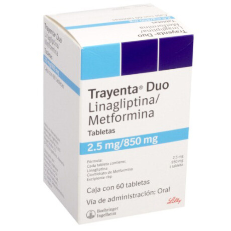 Trayenta Duo 2.5/850mg 60 Comprimidos Trayenta Duo 2.5/850mg 60 Comprimidos