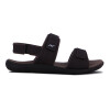 Sandalia Country Hombre Dos Tiras Con Velcro Cafe
