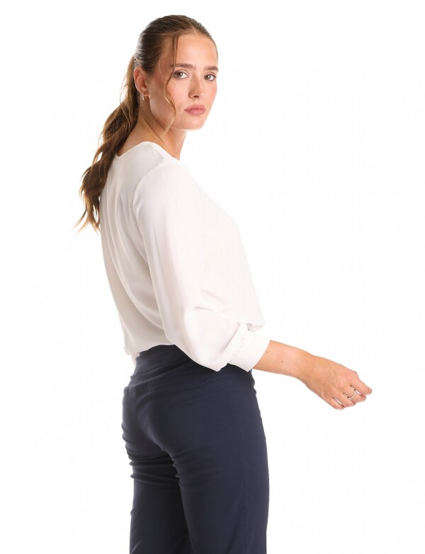 Pantalon Slim AZUL