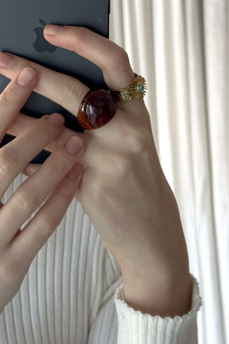 Anillo Resi - Camel 