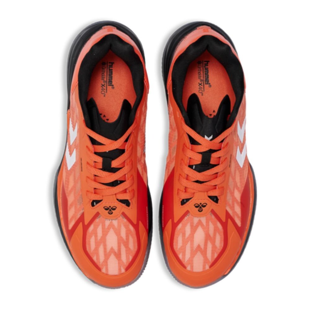 CALZADO DE HANDBALL TOPFLIGHT PRO NARANJA NEGRO