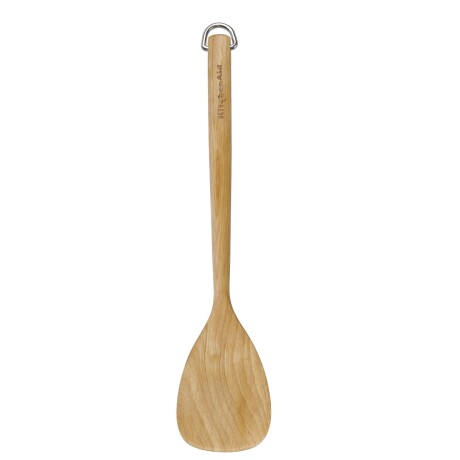 Cuchara de madera ancha con gancho KitchenAid Cuchara de madera ancha con gancho KitchenAid