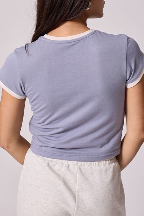T-SHIRT CATIN DIXIE Gris Claro