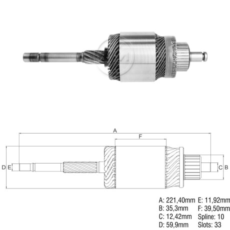 BOBINA ALTERNADOR ARRANQUE FIAT BOSCH FIAT CHEV. FORD 27D10E220L=IV.87321=IN.1321 ZM BOBINA ALTERNADOR ARRANQUE FIAT BOSCH FIAT CHEV. FORD 27D10E220L=IV.87321=IN.1321 ZM