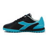 Zapato Futbol Barrica Diadora Tf Negro-turquesa