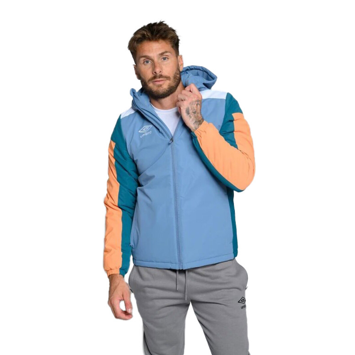 Campera de Hombre Umbro Ventor - Azul Piedra - Multicolor 