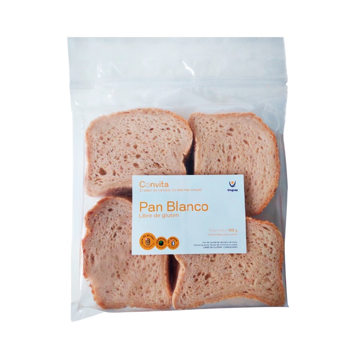 Pan blanco Convita 700g 