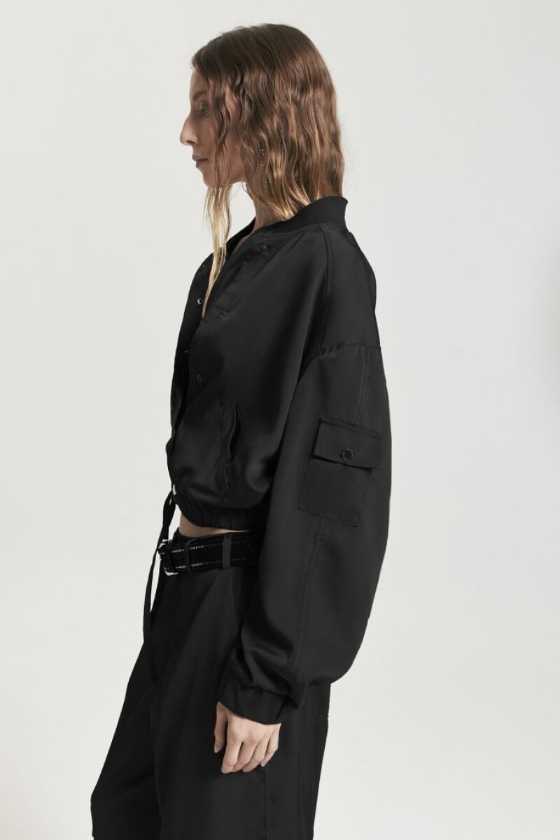 BOMBER ANGELA Negro